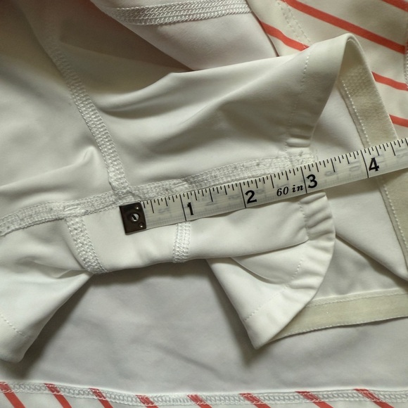 Southern Tide Katlyn Stripe Skort - Classic White - Size M - Picture 7 of 9